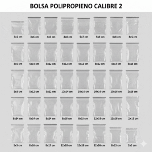 Bolsa polipropileno calibre 2