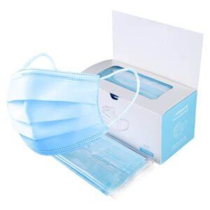 Tapabocas desechable Azul/Negro X 50 Uni